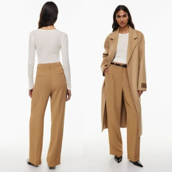 Aritzia x Wilfred - The Effortless Pant | Size 4 | Sand Golden Camel - Picture 1 of 12